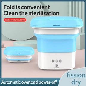 Portable Mini Folding Washing Machine + Dryer