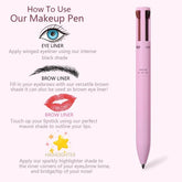 4 In 1 Makeup Pen Waterproof Cosmetic Pencil